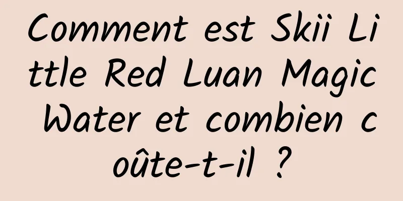 Comment est Skii Little Red Luan Magic Water et combien coûte-t-il ?