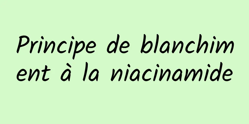 Principe de blanchiment à la niacinamide