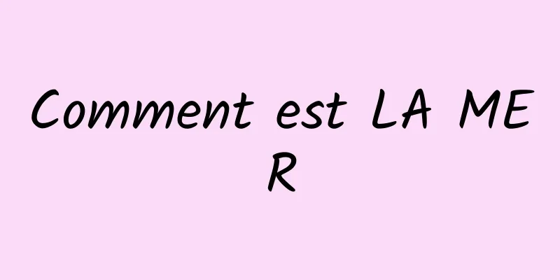 Comment est LA MER